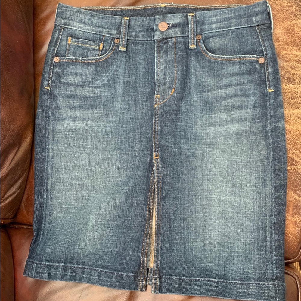 Knee length jean skirt - Citizens of Humanity sz26